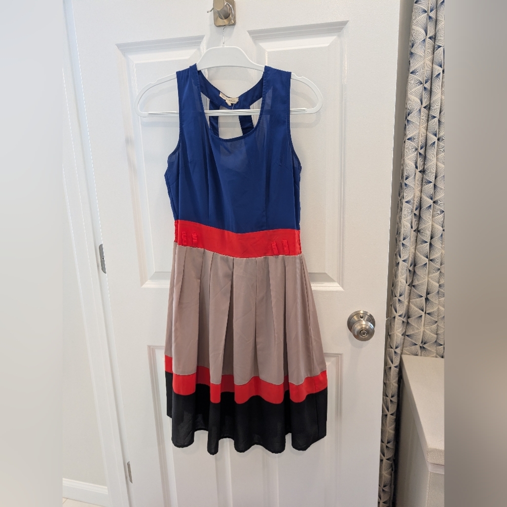 Stylish Colorblock Dress